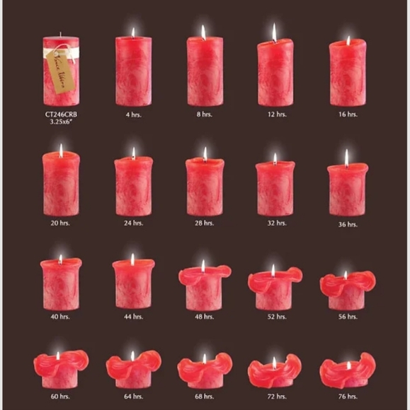 Vance Kitira Timber Unscented Pillar Candle - Picture 5 of 5